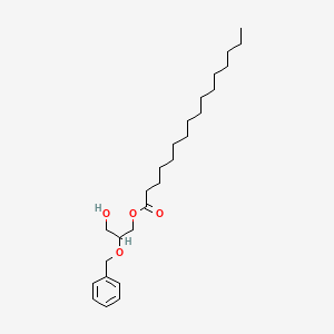 molecular formula C26H44O4 B14547952 2-(Benzyloxy)-3-hydroxypropyl hexadecanoate CAS No. 62106-90-5