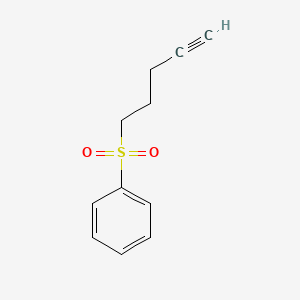 (Pent-4-yne-1-sulfonyl)benzene