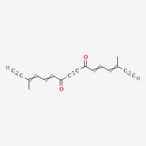 3,14-Dimethylhexadeca-3,5,11,13-tetraene-1,8,15-triyne-7,10-dione