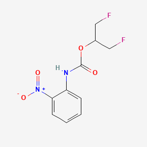 1,3-Difluoropropan-2-yl (2-nitrophenyl)carbamate