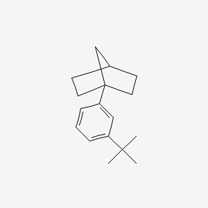 molecular formula C17H24 B14548026 1-(3-tert-Butylphenyl)bicyclo[2.2.1]heptane CAS No. 62226-64-6