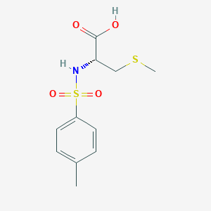 (2R)-2-[(4-methylphenyl)sulfonylamino]-3-methylsulfanylpropanoic acid