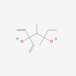 molecular formula C11H20O2 B14548081 3-Ethenyl-4,5-dimethylhept-1-ene-3,5-diol CAS No. 61841-20-1