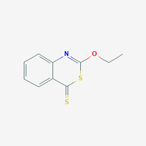 molecular formula C10H9NOS2 B14548161 2-Ethoxy-4H-3,1-benzothiazine-4-thione CAS No. 62247-90-9