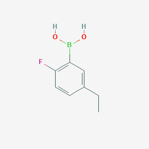 molecular formula C8H10BFO2 B1454817 (5-Ethyl-2-fluorophenyl)boronic acid CAS No. 900175-03-3