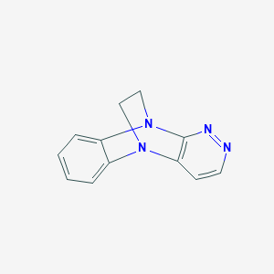 molecular formula C12H10N4 B14548194 5,10-Ethanopyridazino[3,4-b]quinoxaline CAS No. 62150-26-9