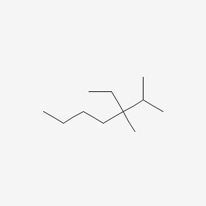 molecular formula C11H24 B14548212 3-Ethyl-2,3-dimethylheptane CAS No. 61868-21-1