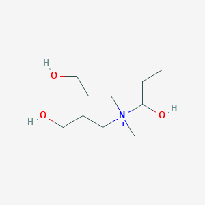 1-Hydroxy-N,N-bis(3-hydroxypropyl)-N-methylpropan-1-aminium