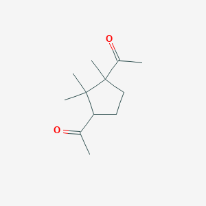 1,1'-(1,2,2-Trimethylcyclopentane-1,3-diyl)di(ethan-1-one)