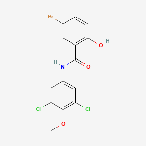 5-Bromo-N-(3,5-dichloro-4-methoxyphenyl)-2-hydroxybenzamide