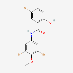 5-Bromo-N-(3,5-dibromo-4-methoxyphenyl)-2-hydroxybenzamide