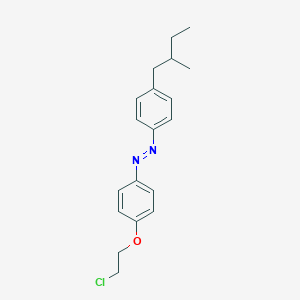 (E)-1-[4-(2-Chloroethoxy)phenyl]-2-[4-(2-methylbutyl)phenyl]diazene