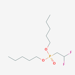 Dipentyl (2,2-difluoroethyl)phosphonate