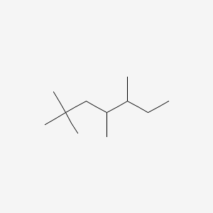 molecular formula C11H24 B14548303 2,2,4,5-Tetramethylheptane CAS No. 61868-45-9