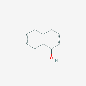 molecular formula C10H16O B14548366 Cyclodeca-2,7-dien-1-ol CAS No. 61967-03-1