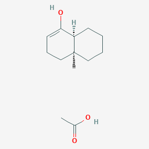 (4aS,8aS)-4a-methyl-4,5,6,7,8,8a-hexahydro-3H-naphthalen-1-ol;acetic acid