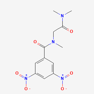 N-[2-(Dimethylamino)-2-oxoethyl]-N-methyl-3,5-dinitrobenzamide