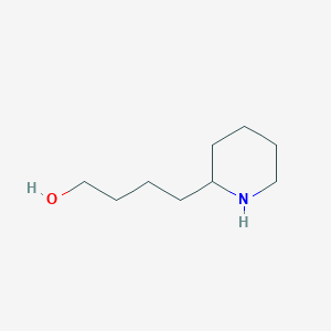 molecular formula C9H19NO B1454842 4-(2-哌啶基)-1-丁醇 CAS No. 90726-50-4