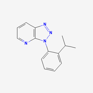 3-[2-(Propan-2-yl)phenyl]-3H-[1,2,3]triazolo[4,5-b]pyridine