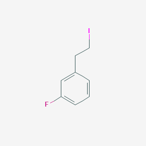 molecular formula C8H8FI B1454843 2-(3-氟苯基)乙基碘 CAS No. 467223-91-2