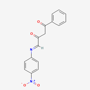 (4E)-4-[(4-Nitrophenyl)imino]-1-phenylbutane-1,3-dione