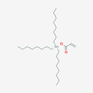 molecular formula C27H54O2Sn B14548453 (Acryloyloxy)(trioctyl)stannane CAS No. 62152-78-7