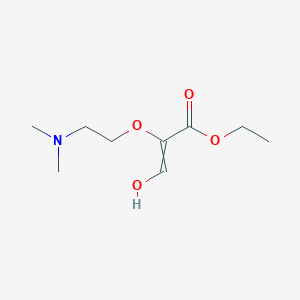 Ethyl 2-[2-(dimethylamino)ethoxy]-3-hydroxyprop-2-enoate