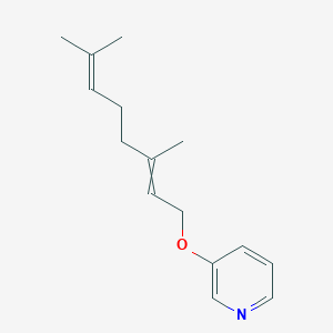 3-[(3,7-Dimethylocta-2,6-dien-1-YL)oxy]pyridine