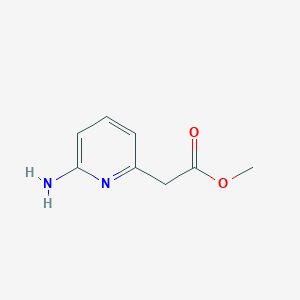 molecular formula C8H10N2O2 B1454848 2-(6-氨基吡啶-2-基)乙酸甲酯 CAS No. 882015-06-7