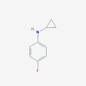 molecular formula C9H10FN B145485 N-环丙基-4-氟苯胺 CAS No. 136005-64-6