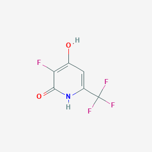 B1454851 2,4-Dihydroxy-3-fluoro-6-(trifluoromethyl)pyridine CAS No. 1228898-43-8