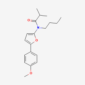 N-Butyl-N-[5-(4-methoxyphenyl)furan-2-YL]-2-methylpropanamide