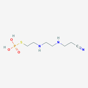 S-[2-({2-[(2-Cyanoethyl)amino]ethyl}amino)ethyl] dihydrogen phosphorothioate