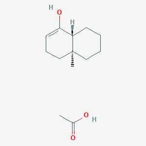 (4aS,8aR)-4a-methyl-4,5,6,7,8,8a-hexahydro-3H-naphthalen-1-ol;acetic acid