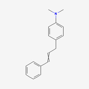 N,N-Dimethyl-4-(3-phenylprop-2-en-1-yl)aniline