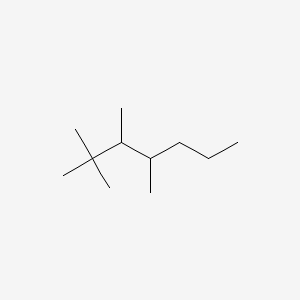 molecular formula C11H24 B14548626 2,2,3,4-Tetramethylheptane CAS No. 61868-41-5