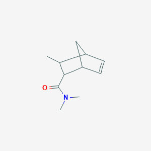 molecular formula C11H17NO B14548638 N,N,3-Trimethylbicyclo[2.2.1]hept-5-ene-2-carboxamide CAS No. 62280-91-5