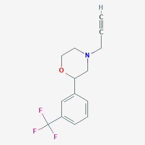 4-(Prop-2-yn-1-yl)-2-[3-(trifluoromethyl)phenyl]morpholine