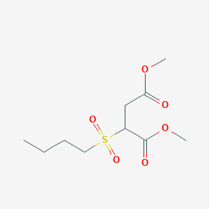 Dimethyl 2-(butane-1-sulfonyl)butanedioate