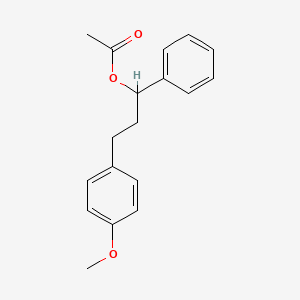 3-(4-Methoxyphenyl)-1-phenylpropyl acetate