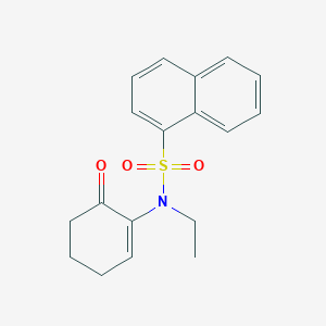 N-Ethyl-N-(6-oxocyclohex-1-en-1-yl)naphthalene-1-sulfonamide