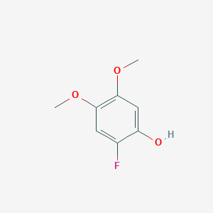 molecular formula C8H9FO3 B1454875 2-Fluoro-4,5-dimethoxyphenol CAS No. 1219797-29-1