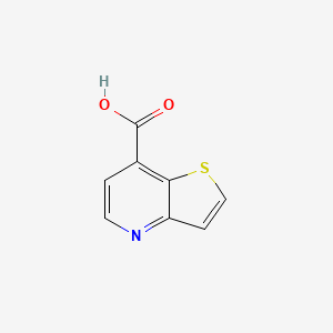 molecular formula C8H5NO2S B1454876 Thieno[3,2-b]pyridine-7-carboxylic acid CAS No. 1416714-01-6