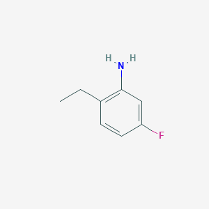 molecular formula C8H10FN B1454880 2-乙基-5-氟苯胺 CAS No. 1369899-15-9
