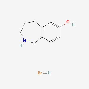 B1454881 2,3,4,5-tetrahydro-1H-benzo[c]azepin-7-ol hydrobromide CAS No. 667398-64-3
