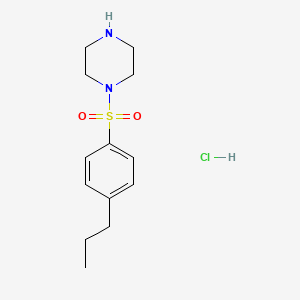B1454888 1-(4-Propylbenzenesulfonyl)piperazine hydrochloride CAS No. 1181458-47-8