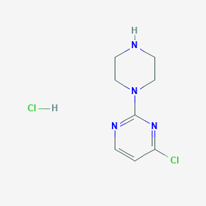 B1454894 4-Chloro-2-(piperazin-1-yl)pyrimidine hydrochloride CAS No. 634469-41-3