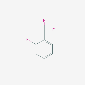 molecular formula C8H7F3 B1454898 1-(1,1-二氟乙基)-2-氟苯 CAS No. 1138445-14-3