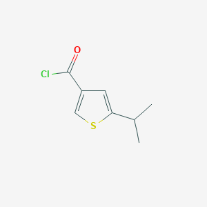 B1454904 5-Isopropylthiophene-3-carbonyl chloride CAS No. 1160248-86-1