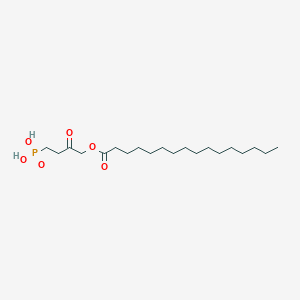 [4-(Hexadecanoyloxy)-3-oxobutyl]phosphonic acid